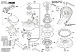 Bosch 0 601 250 777 GEX 150 TURBO Random orbital sander Spare Parts